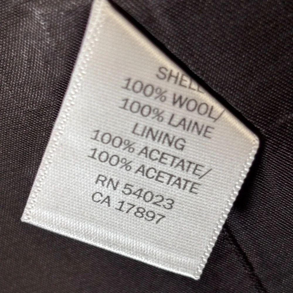 Banana Republic Grey Egyptian Wool Professional Classic Blazer Mens 40R